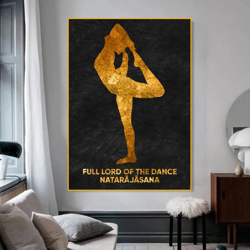 CORX Designs - Yoga Pose Gold Canvas Art - Review