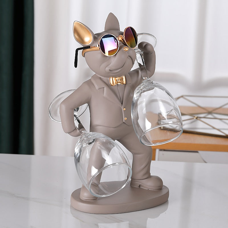 CORX Designs - Bulldog Butler Wine Glass Holder Statue - Review