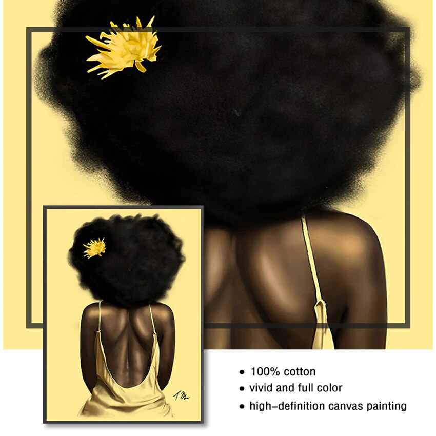 CORX Designs - African Art Black Woman Portrait Canvas - Review