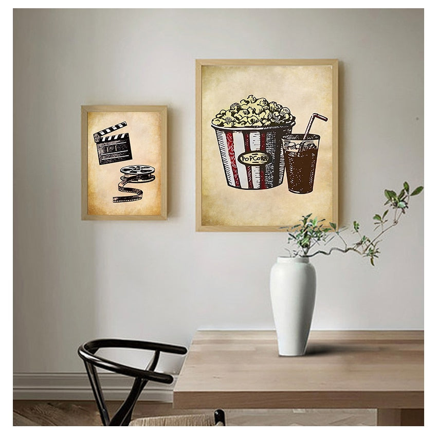 CORX Designs - Movie Theater Popcorn Vintage Art Canvas - Review