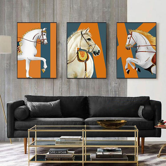 CORX Designs - Three White Horses Canvas Art - Review