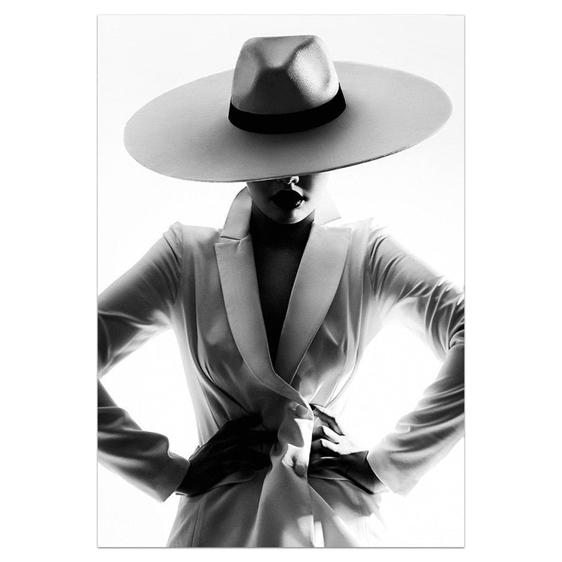 CORX Designs - Black and White Fashion Woman Canvas Art - Review