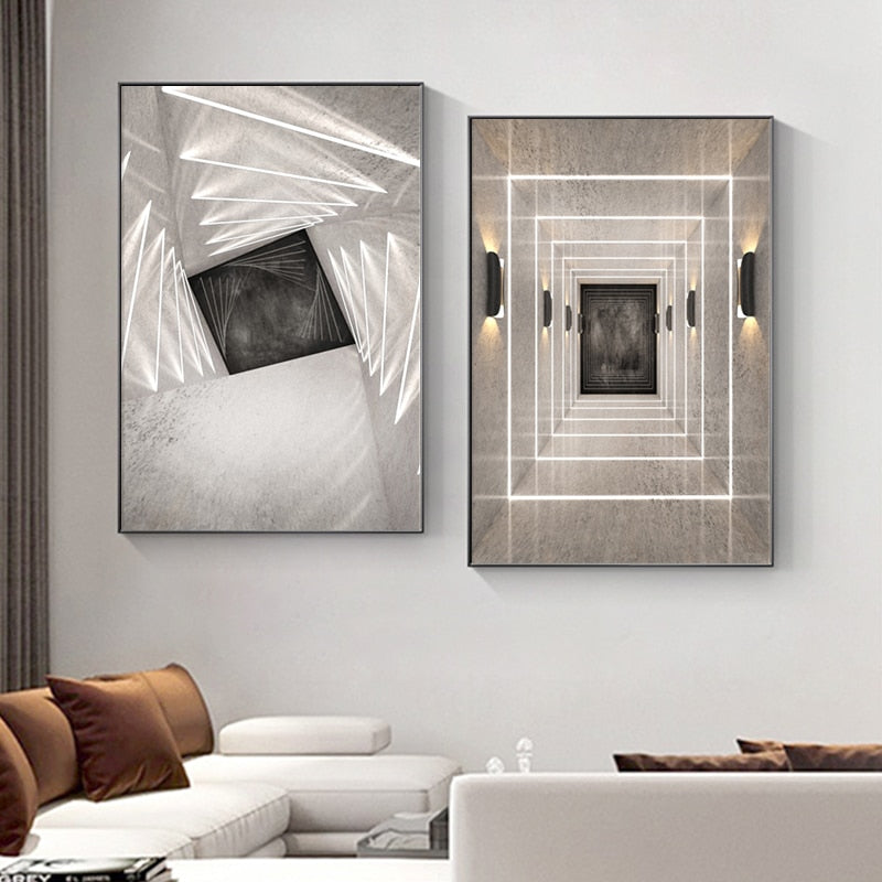 CORX Designs - Wall Lighting Visual Building Canvas Art - Review