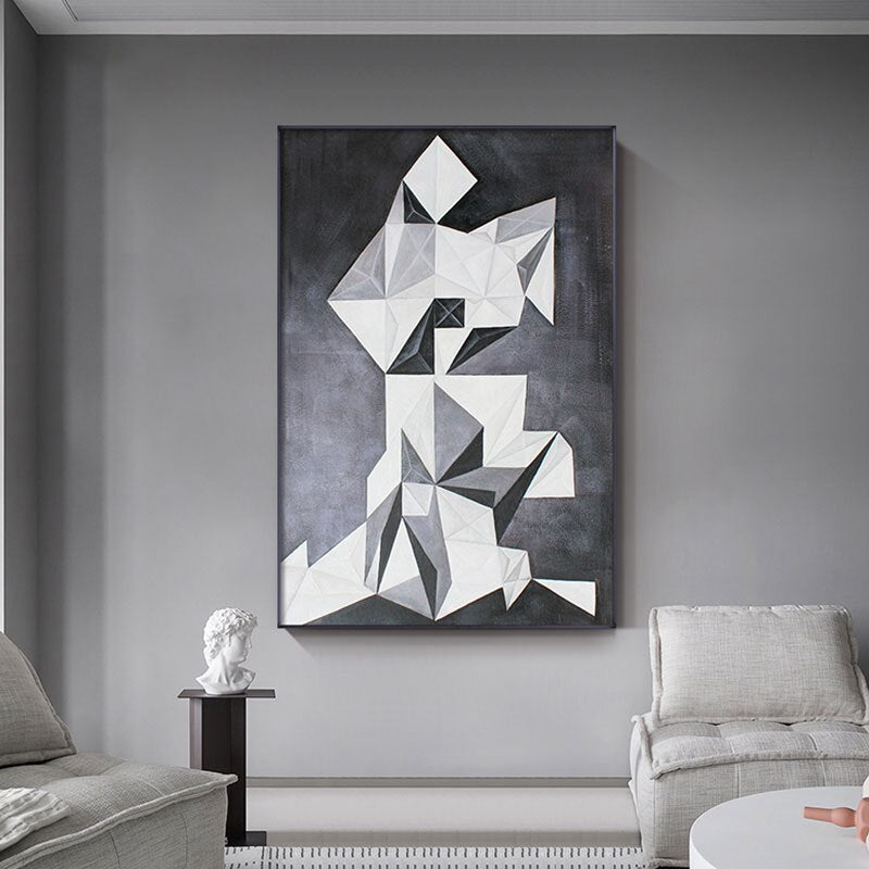 CORX Designs - Black and White Geometric Canvas Art - Review