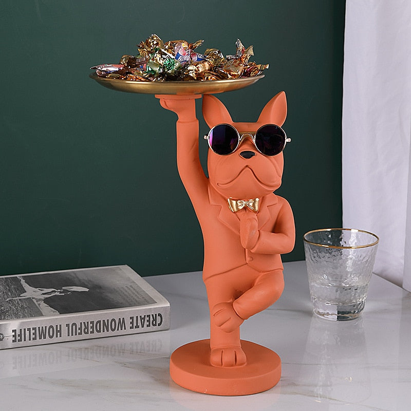 CORX Designs - Single Leg Stand Bulldog Tray Statue - Review