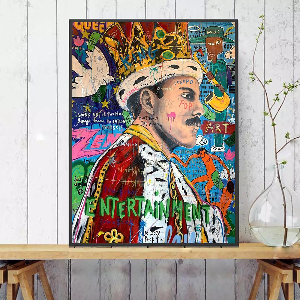 CORX Designs - Graffiti Freddie Mercury Canvas Art - Review
