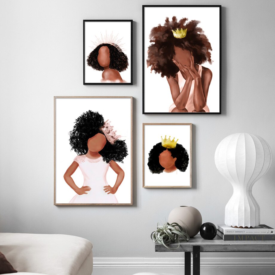 CORX Designs - Black Girl and Boy Crown Canvas Art - Review