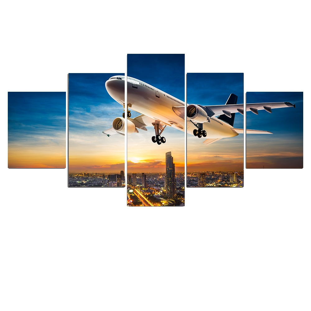 CORX Designs - Airplane Sunset Canvas Art - Review