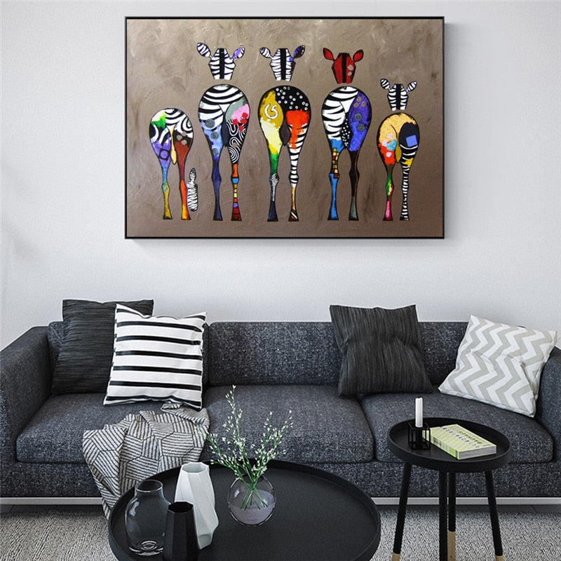CORX Designs - Abstract Zebra Canvas Art - Review