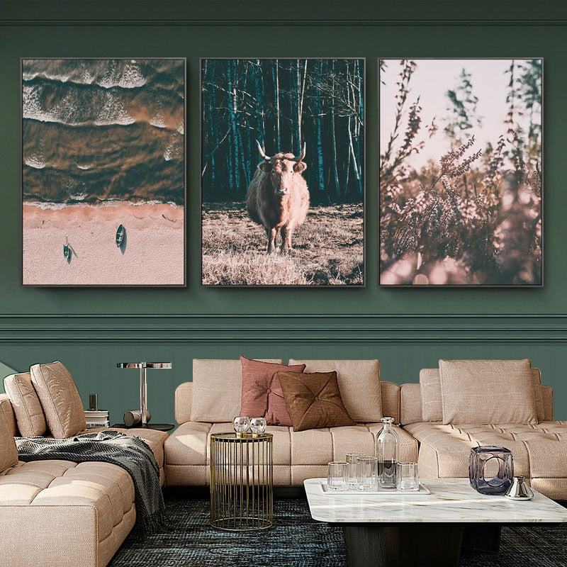CORX Designs - Beautiful Landscape Yak Canvas Art - Review