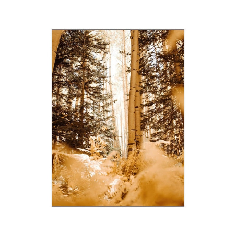 CORX Designs - Autumn Forest Wooden House Canvas Art - Review