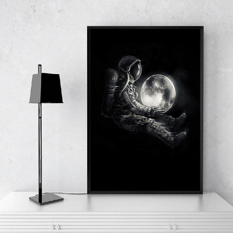 CORX Designs - Astronaut Holding Moon Canvas Art - Review