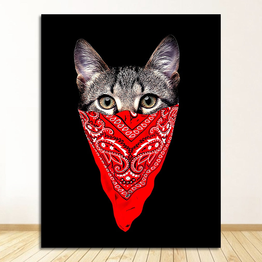 CORX Designs - Black and White Kitty Cat Canvas Art - Review