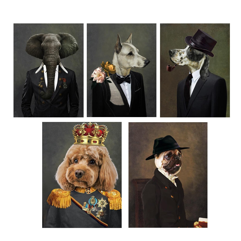 CORX Designs - Animal with Suit Canvas Art - Review