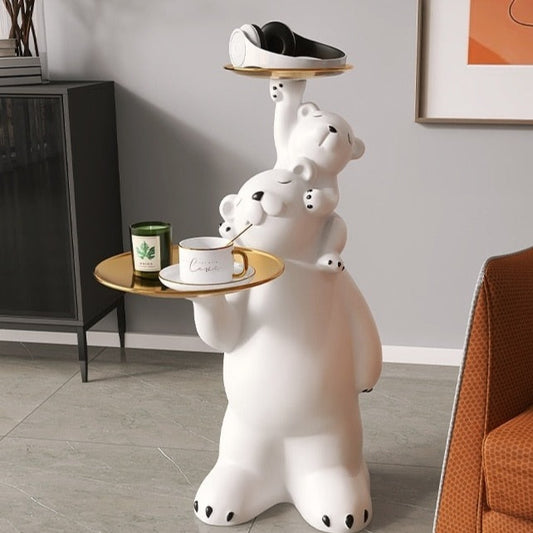 CORX Designs - Polar Bear Cub Statue with Trays - Review