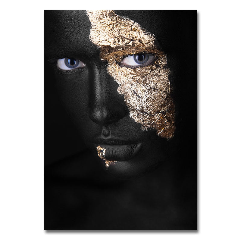 CORX Designs - African Black and Gold Woman Canvas Art - Review