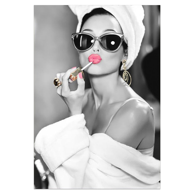 CORX Designs - Black and White Fashion Woman Canvas Art - Review