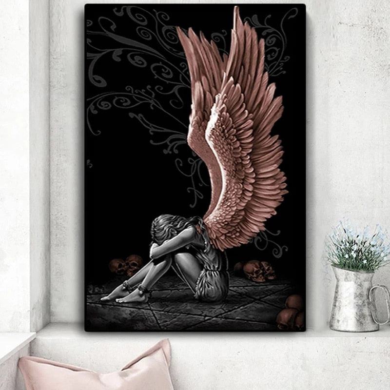 CORX Designs - Angel Rose Gold Wings Canvas Art - Review