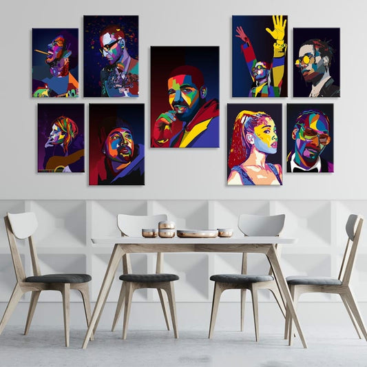 CORX Designs - Kurt Cobain Anderson Paak Ariana Grande Celebrity Canvas Art - Review