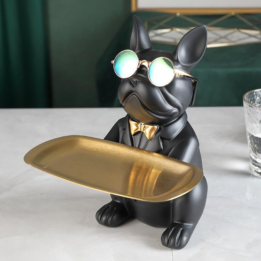 CORX Designs - Sitting Bulldog Tray Statue - Review