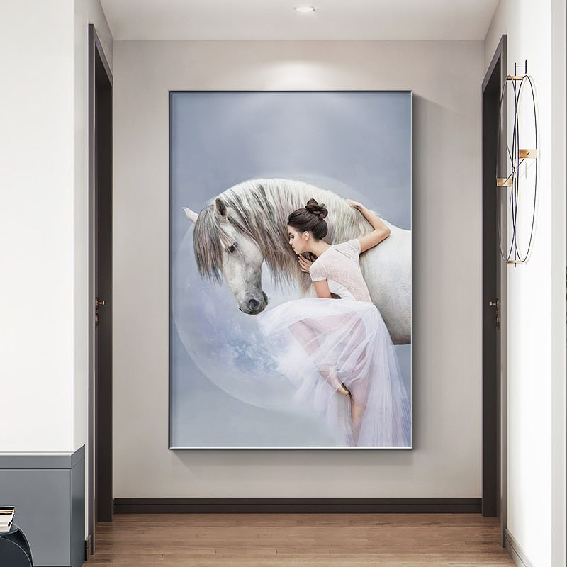 CORX Designs - Ballet Dancer with Horse Canvas Art - Review