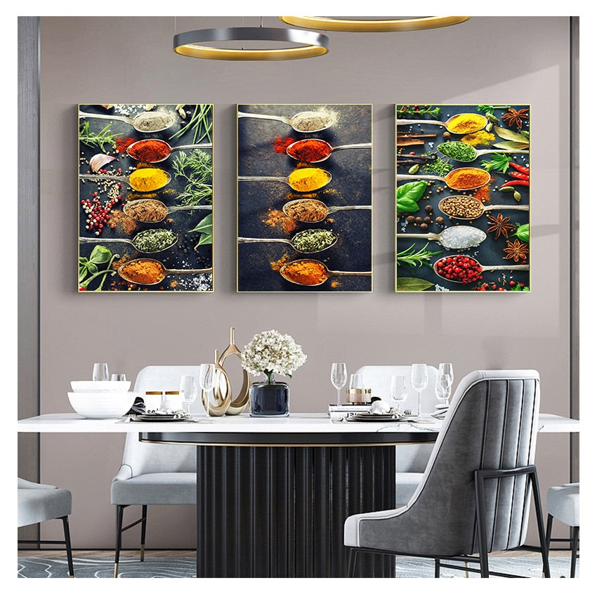 CORX Designs - Kitchen Theme Mix Herb and Spices Canvas Art - Review