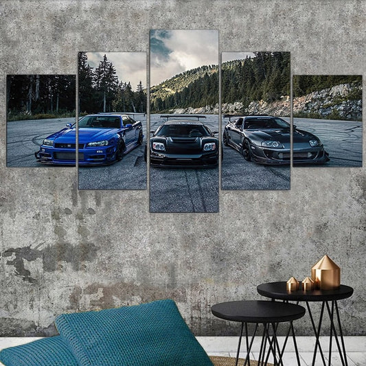 CORX Designs - JDM Supra Nissan Skyline NSX Car Canvas Wall Art - Review