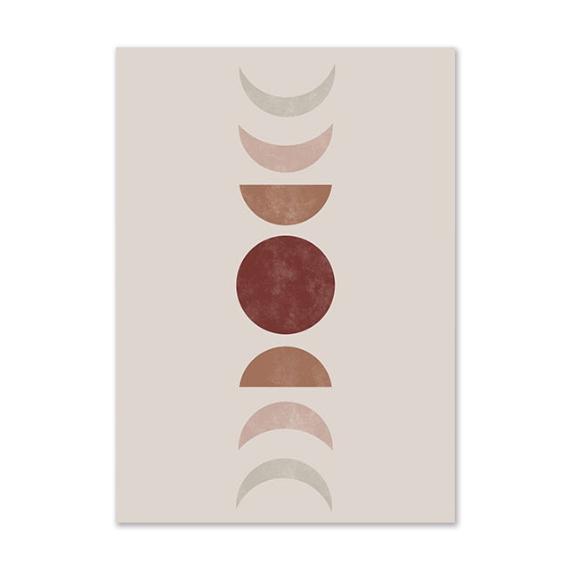 CORX Designs - Nordic Abstract Sun Moon Boho Canvas Art - Review