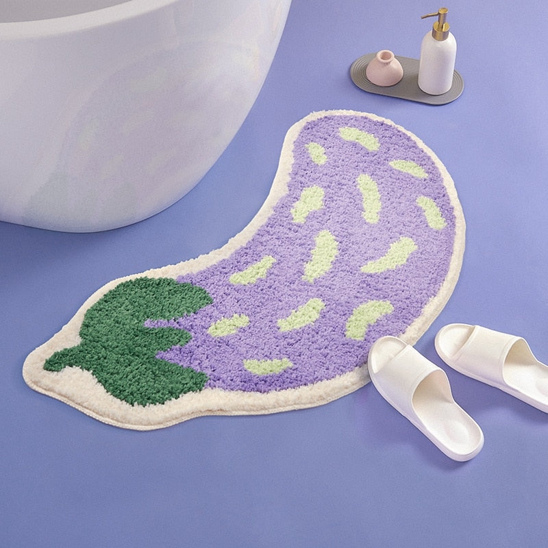 CORX Designs - Arc-shaped Banana Eggplant Rug - Review