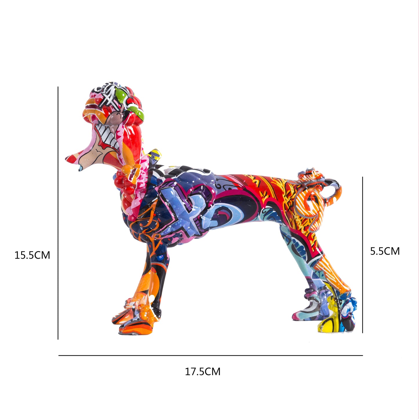 CORX Designs - Graffiti Poodle Resin Statue - Review