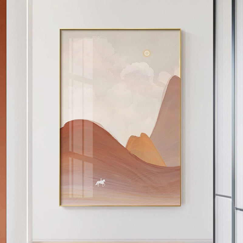 CORX Designs - Pink Mountain Canvas Art - Review