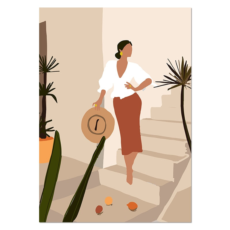 CORX Designs - Abstract Fashion Vintage Girl Canvas Art - Review