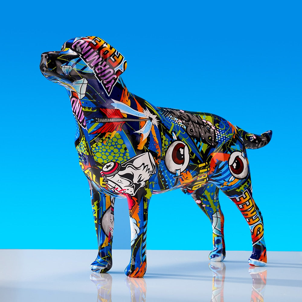CORX Designs - Graffiti Labrador Resin Statue - Review