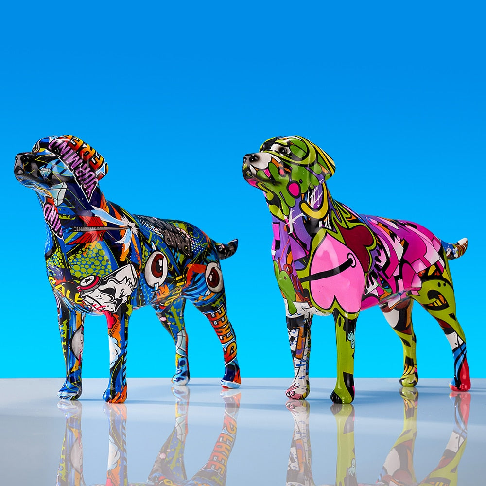 CORX Designs - Graffiti Labrador Resin Statue - Review