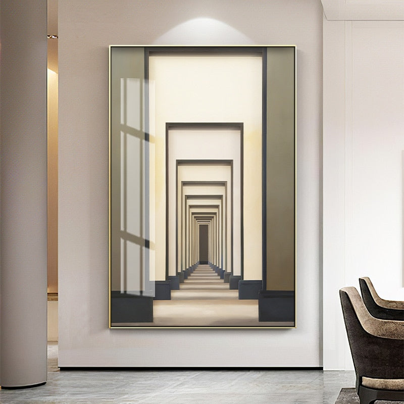 CORX Designs - White Corridor Canvas Art - Review