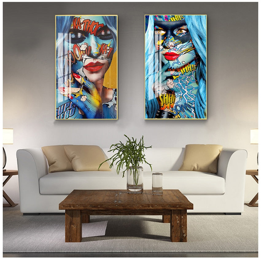 CORX Designs - Graffiti Women Portrait Canvas Art - Review