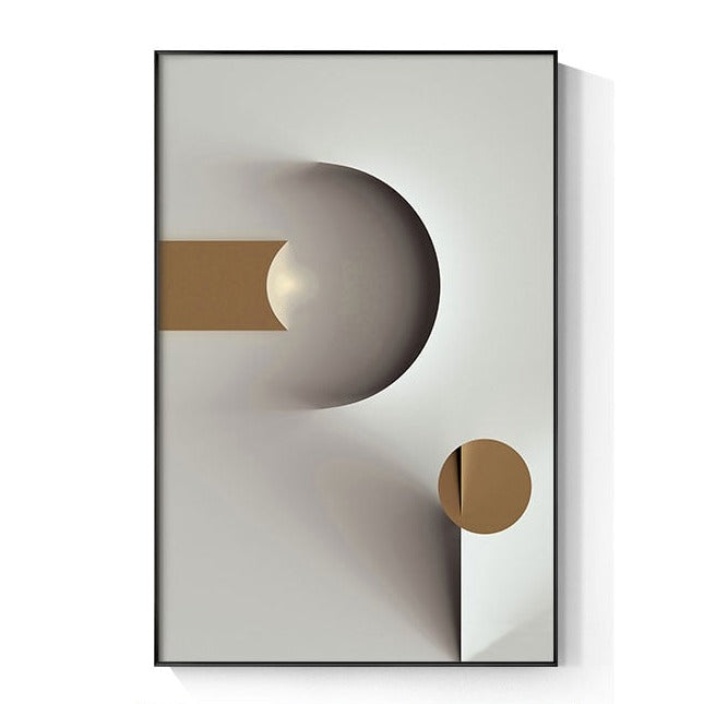 CORX Designs - Modern White Abstract Geometric Canvas Art - Review