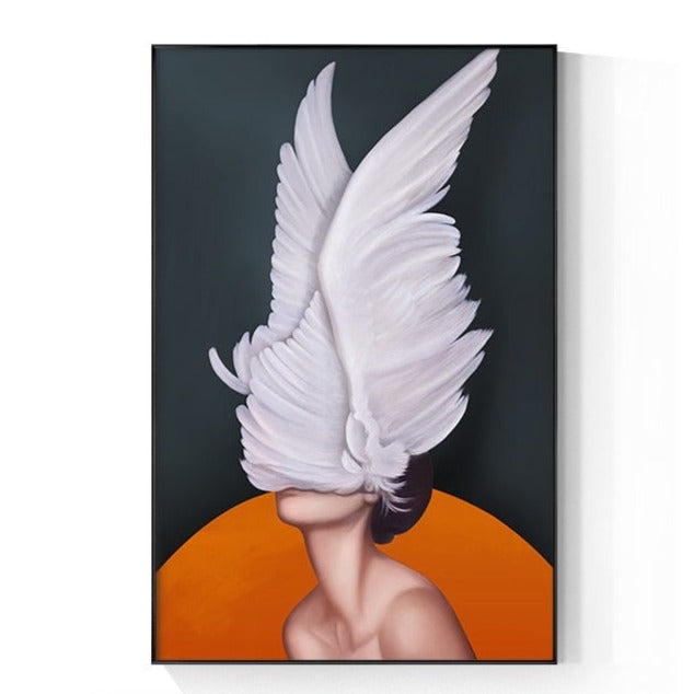 CORX Designs - Feather Woman Fashion Canvas Art - Review