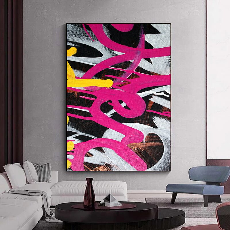 CORX Designs - Graffiti Abstract Swirl Paint Canvas Art - Review
