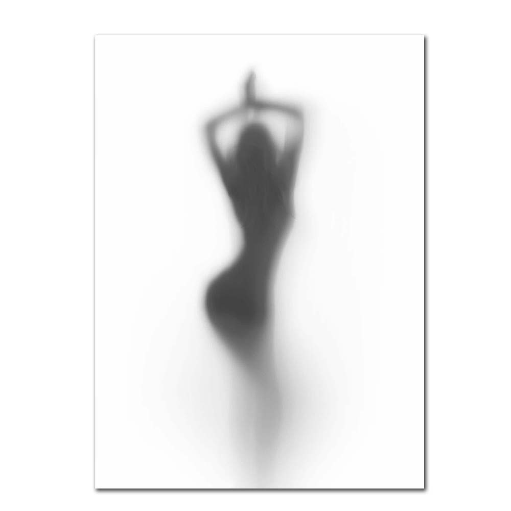 CORX Designs - Sexy Women Behind The Curtain Silhouette Canvas Art - Review