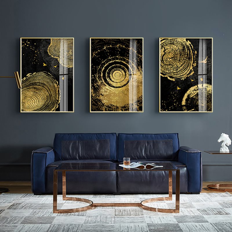 CORX Designs - Golden Wood Texture Flying Birds Canvas Art - Review