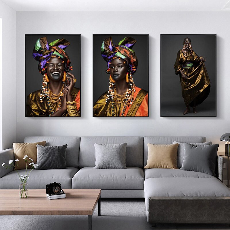CORX Designs - African Woman with Traditional Wear Canvas Art - Review
