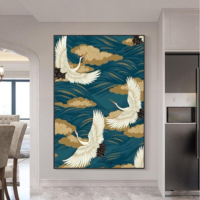 CORX Designs - Chinese Crane Canvas Art - Review