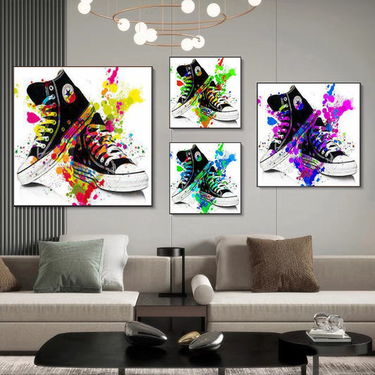 CORX Designs - Colorful Graffiti Sneakers Canvas Art - Review