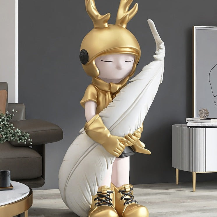 CORX Designs - Antler Boy Large Statue - Review
