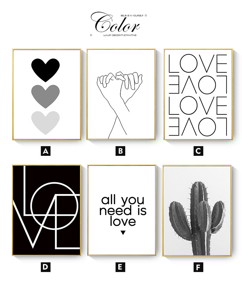 CORX Designs - Minimalist Style Cactus Heart Love Canvas Art - Review