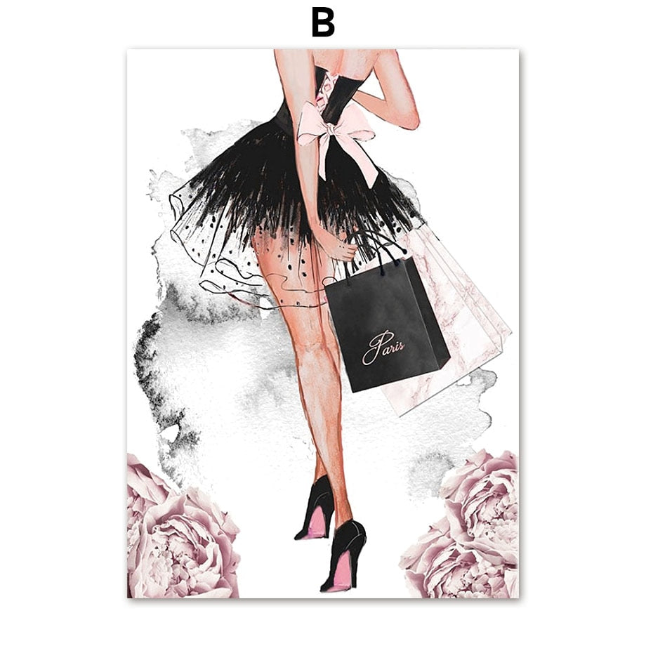CORX Designs - Black & Pink Women Stuff Canvas Art - Review