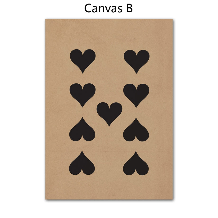 CORX Designs - Beige Abstract Curve Line Heart Quotes Canvas Art - Review