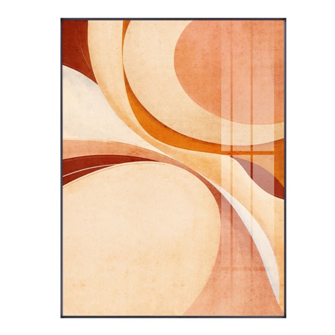 CORX Designs - Abstract Beige Orange Brown Autumn Canvas Art - Review