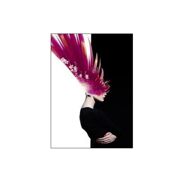 CORX Designs - Fashion Girl and Colorful Feathers Canvas Art - Review